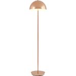 Lampe dorée haute de 50 cm diffusant une lumière sacrée dans une pièce contemporaine